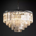 1920S Odeon Crystal Round Chandelier 32