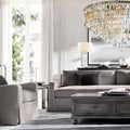 1920S Odeon Crystal Round Chandelier 44