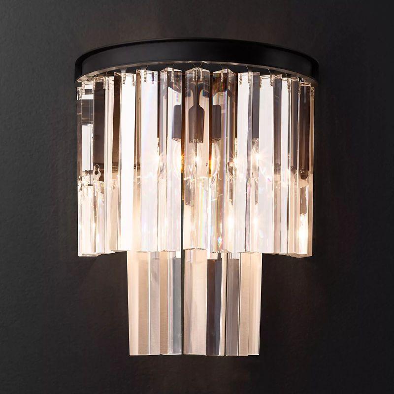 1920S Odeon Crystal Wall Sconce - King Lamps