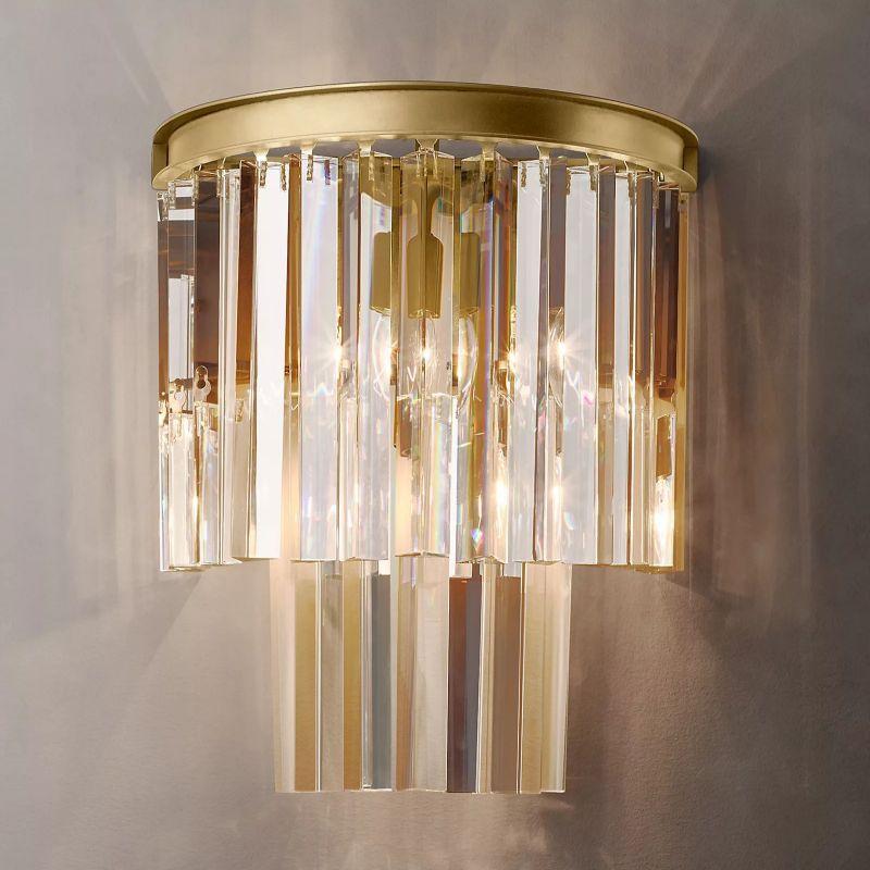 1920S Odeon Crystal Wall Sconce - King Lamps