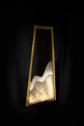 Modern Light Luxury Alabaster Chandelier in Gold Finish - King Lamps