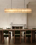 San Marco Alabaster Linear Chandelier 54