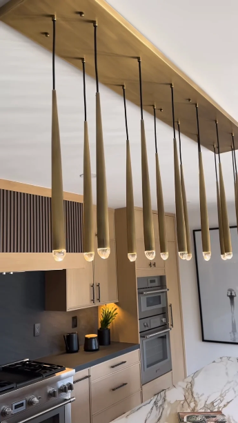 Aquitain Modern Linear Chandelier 48" - King Lamps