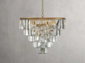 Leyland Tiered Round Crystal Chandelier - King Lamps