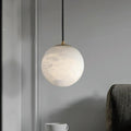 Hansa Alabaster Ball Pendant Light, Island Mini Pendant Light - King Lamps
