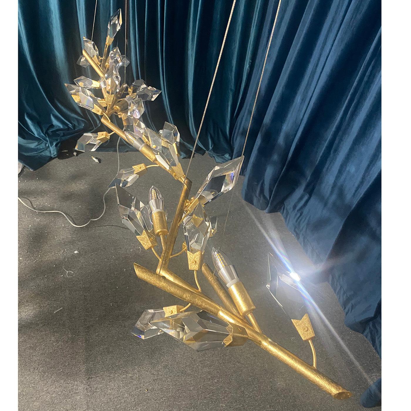 Addison 72" Linear Crystal chandelier - King Lamps