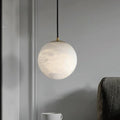 Modern Luxury Alabaster Ball Pendant Light, Island Mini Pendant Light - King Lamps