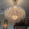 Extra Large Classic Traditional Crystal Chandelier 60/72/90 Lights for Hotel, Showroom, Foyer , Wedding Hall,Coffee Shop - King Lamps