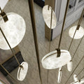 Alabaster Disc Pendant Light - King Lamps
