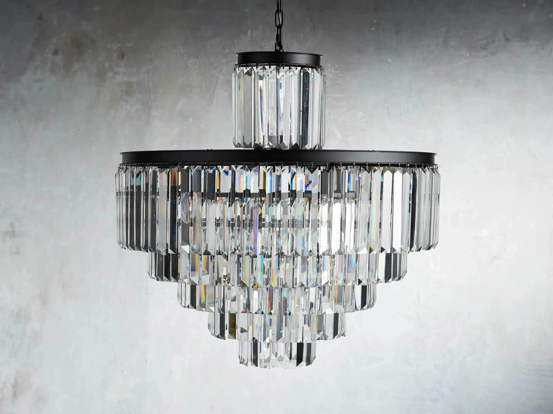 Leyland Crystal Chandelier 22 Light - King Lamps