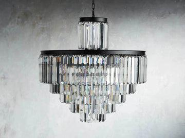 Leyland Crystal Chandelier 22 Light - King Lamps
