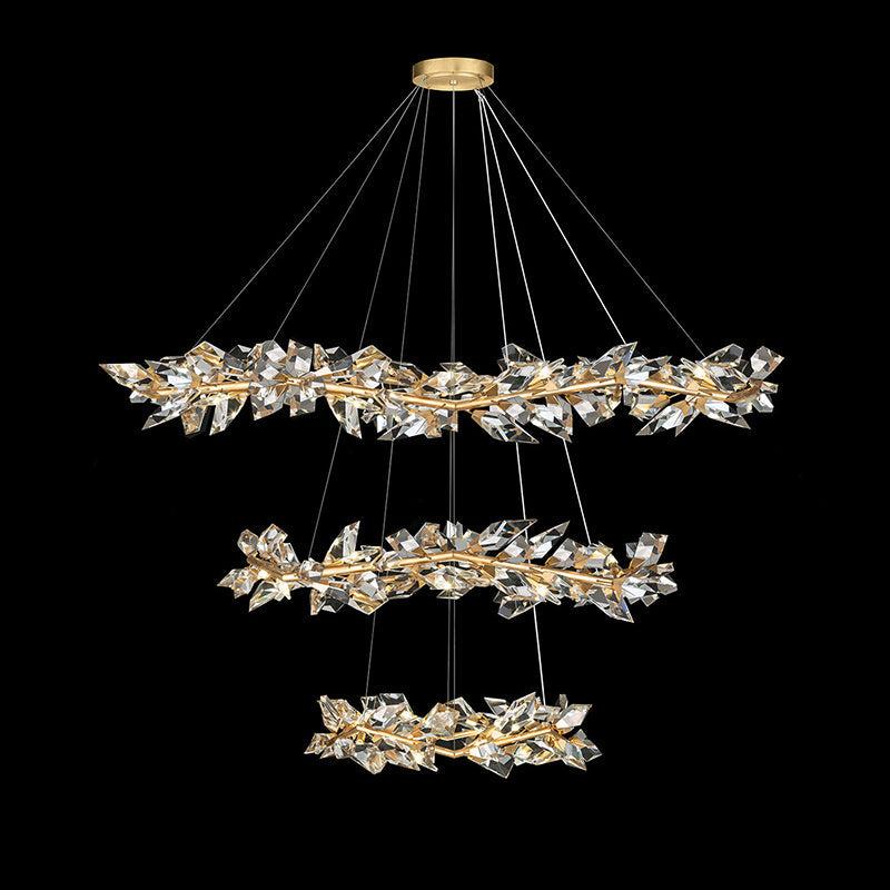 Addison 71" Crystal Chandelier - King Lamps