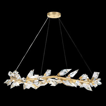 Addison 55" Round Crystal Chandelier - King Lamps