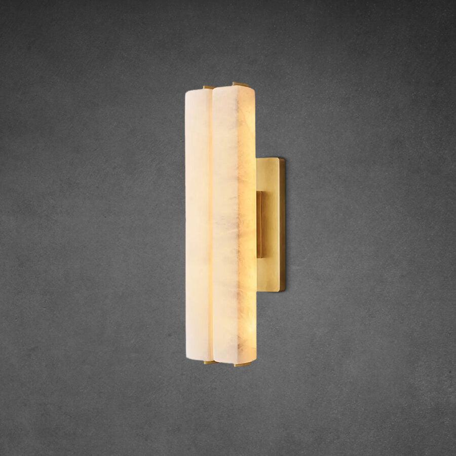 Auduben Alabaster Double Sconce - King Lamps