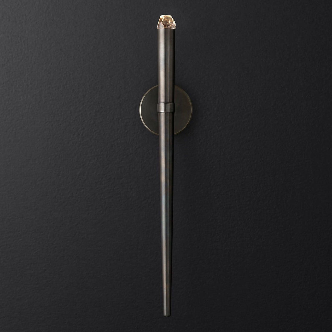 Aquitain Tapered Tubular Slender Torch Wall Sconce - King Lamps