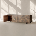 Loranco Salvaged Ash Sideboard Wood Buffet Cabinet Table Living Room Entryways TV Cabinet