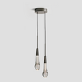Soltaire Crystal Pendant 1 light 2 lights - King Lamps