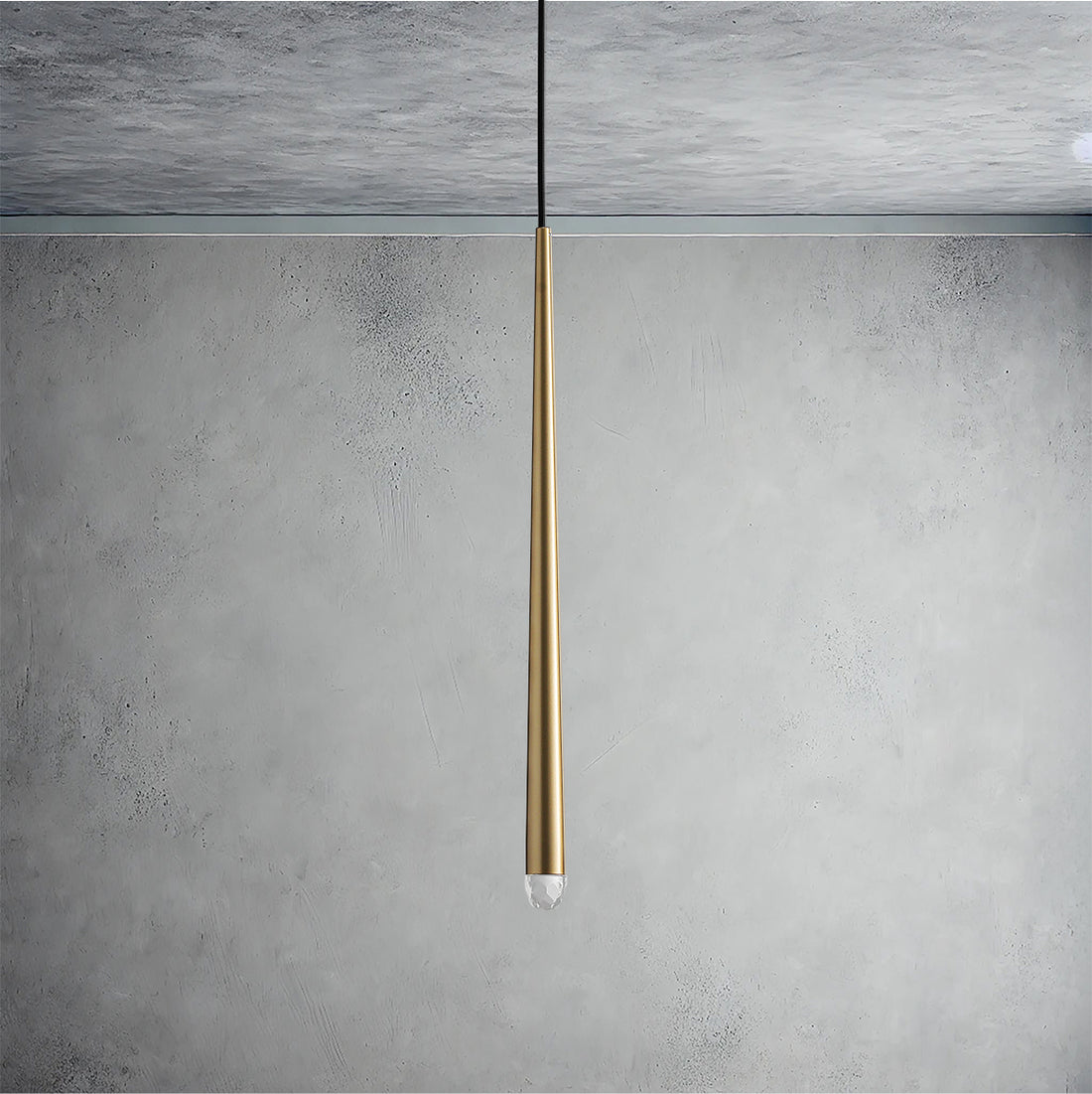Aquitan Minimalist LED Tube Pendant Light 24''H