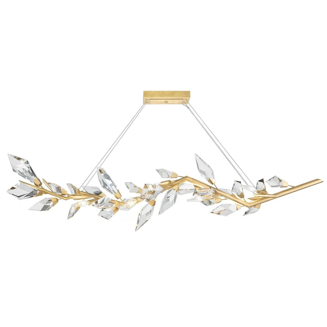 Addison 63.5“ Linear Crystal Chandelier - King Lamps