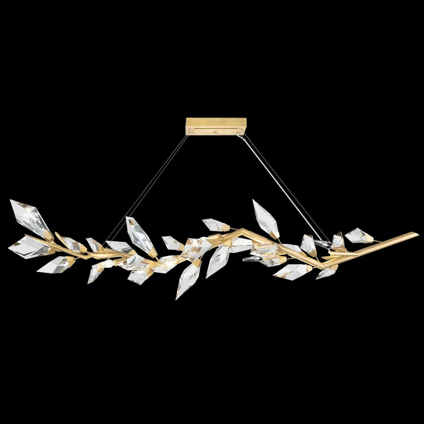 Addison 63.5“ Linear Crystal Chandelier - King Lamps