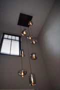 Modern Pendant Fixture light For 2 Story Foyer /Enterway /Staircase