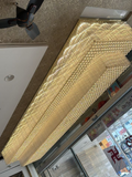 Modern Extra 2/3 Tiered Flush Mount Crystal Chandelier for Large Area - King Lamps