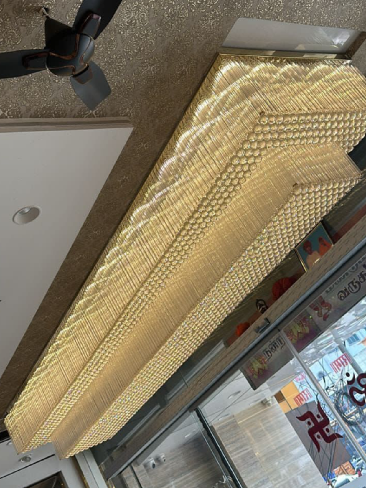Modern Extra 2/3 Tiered Flush Mount Crystal Chandelier for Large Area - King Lamps