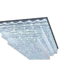 Modern Extra 2/3 Tiered Flush Mount Crystal Chandelier for Large Area - King Lamps