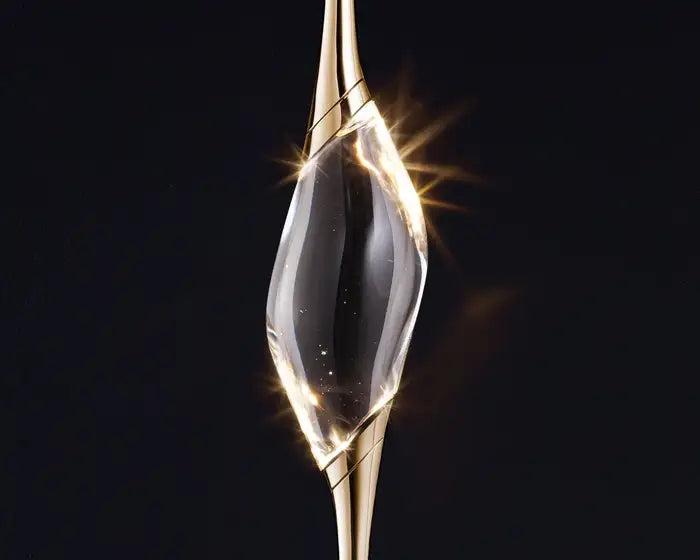 PEZZO SINGLE CRYSTAL WALL SCONCE - King Lamps