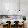 Soltaire Crystal Pendant 1 light 2 lights - King Lamps