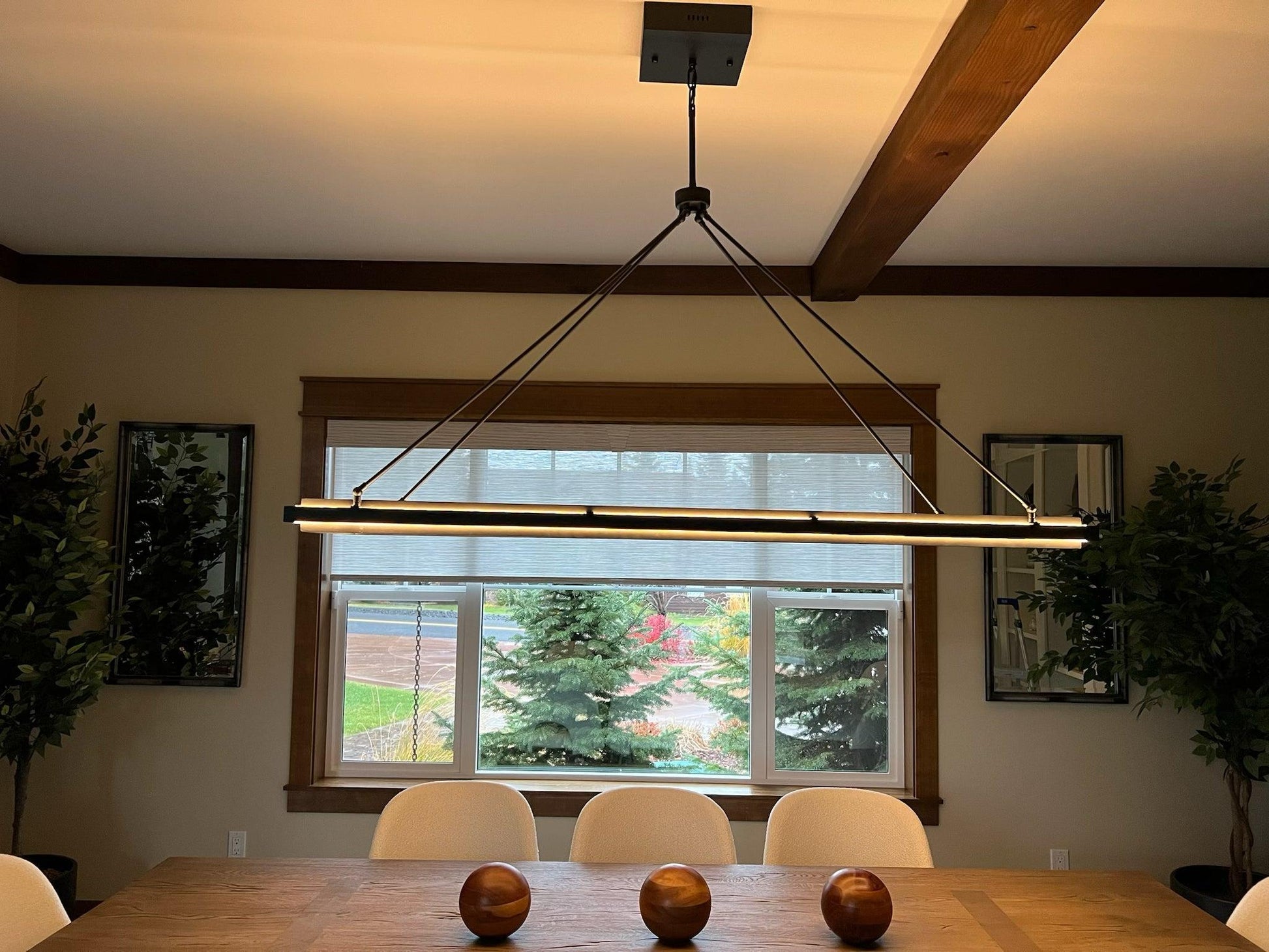 Peralta Rectangular Chandelier 48"/62" - King Lamps