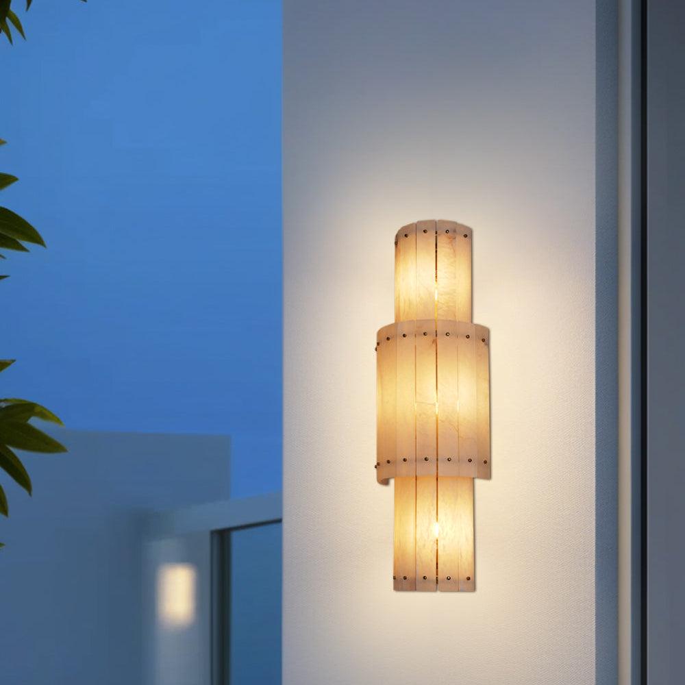 San Marco Alabaster Grand Round Sconce - King Lamps