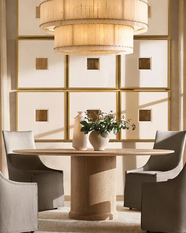 San Marco Alabaster Round 2-Tiered Chandelier - King Lamps