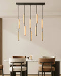 Audubon Alabaster Linear Chandelier 54