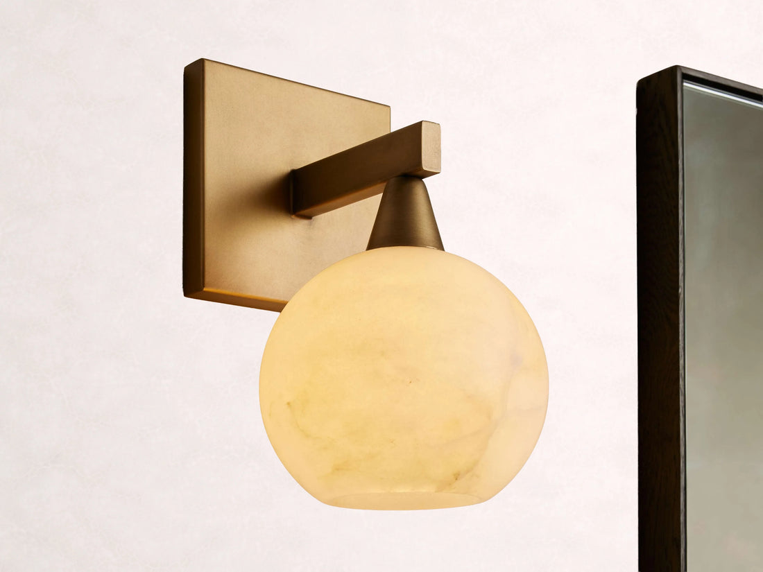 Arica Alabaster Wall Sconce
