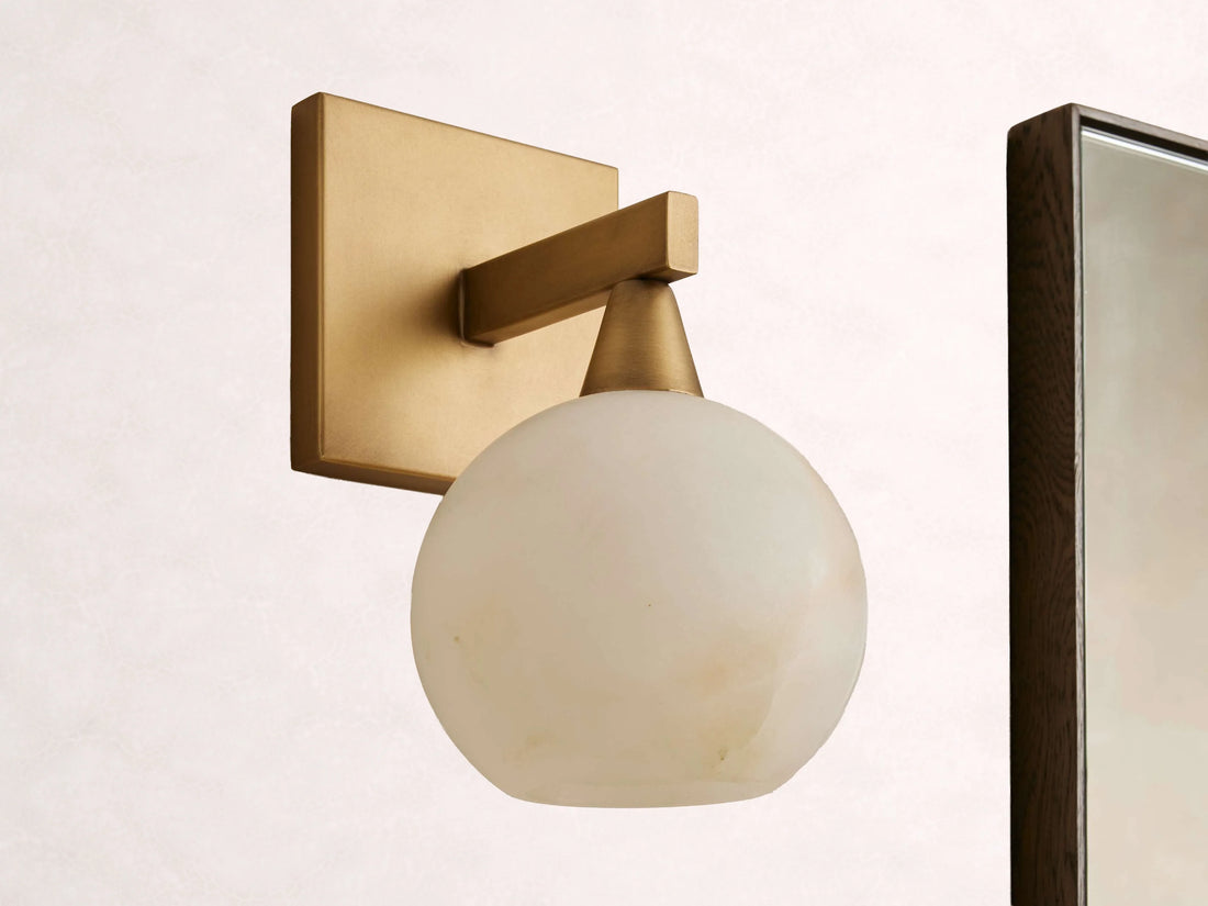 Arica Alabaster Wall Sconce