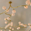 Contemporary Hand-blown Glass Globes Branch Chandelier for Dining Room Living Room and Kitchen Island - King Lamps