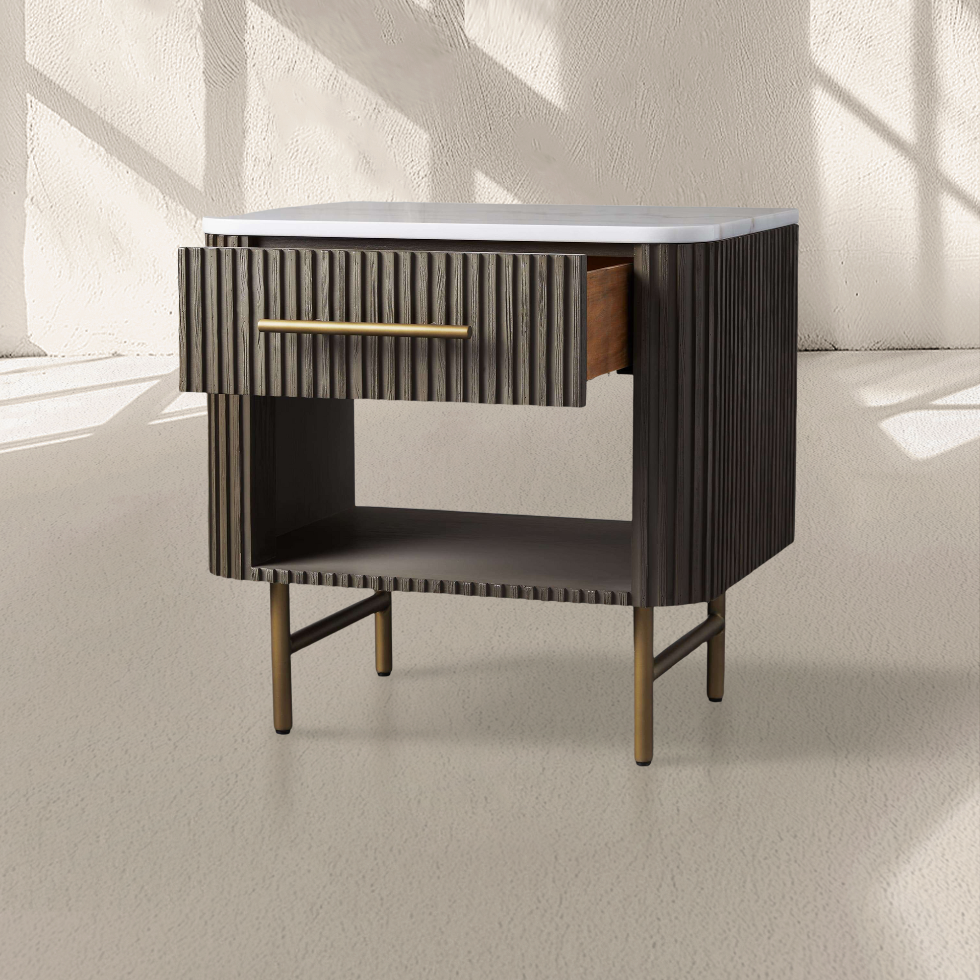 Finnley Open Nightstand