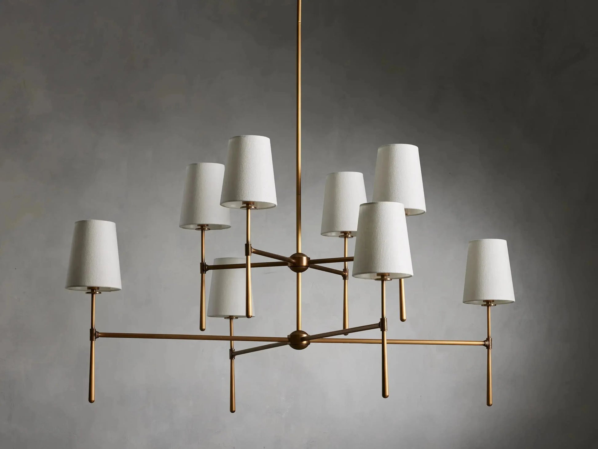 Rhodes 2-Tier Round Chandelier - King Lamps