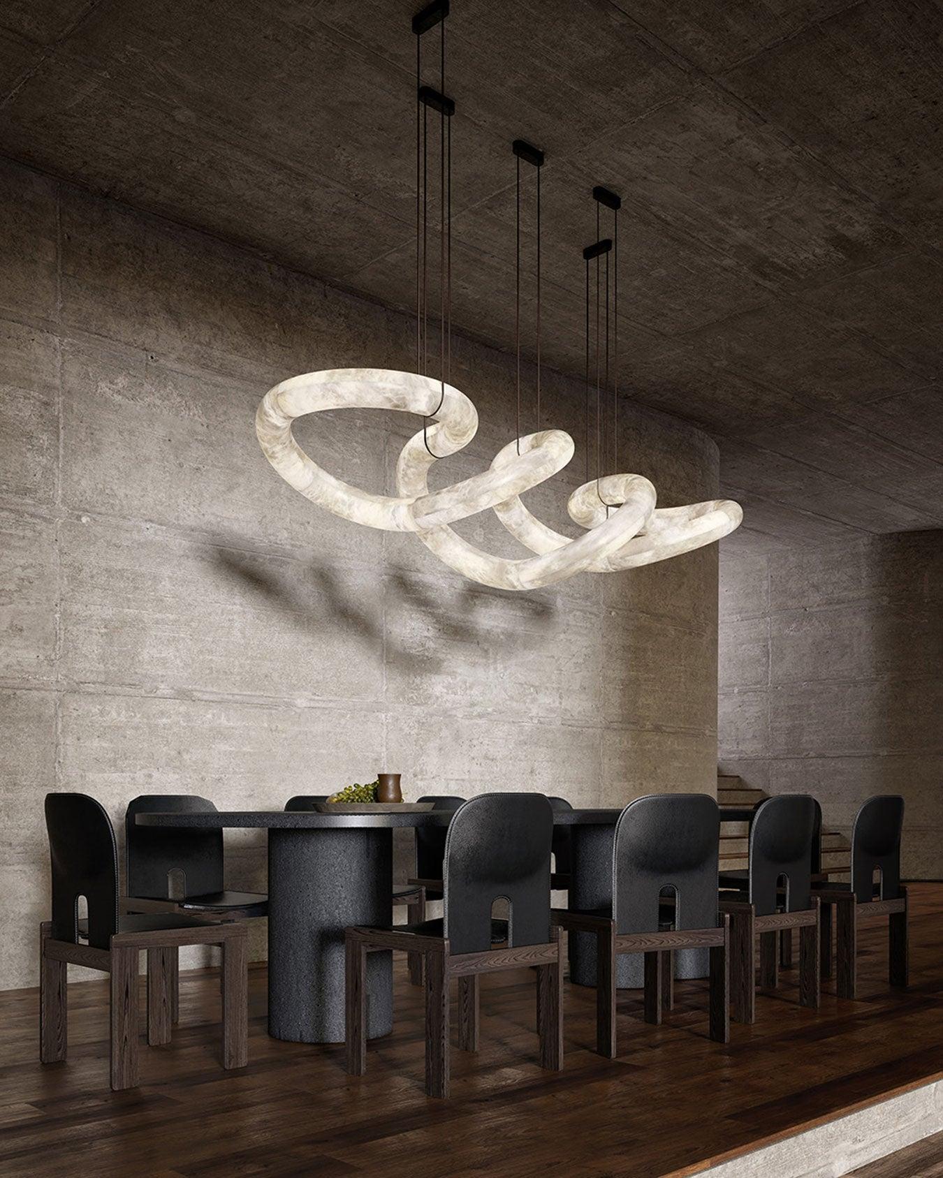 Infinity Massive Alabaster Chandelier - King Lamps