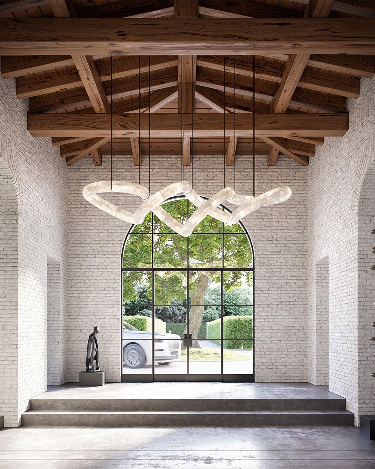 Infinity Massive Alabaster Chandelier - King Lamps