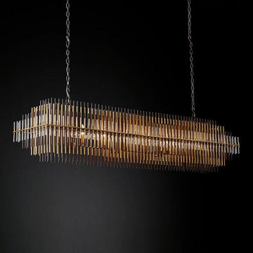 Emily Rectangular Chandelier 54" - King Lamps