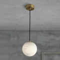 Hansa Alabaster Ball Pendant Light, Island Mini Pendant Light - King Lamps