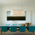 Porcelain Fish Shape Dining Table Chandelier-King Lamps