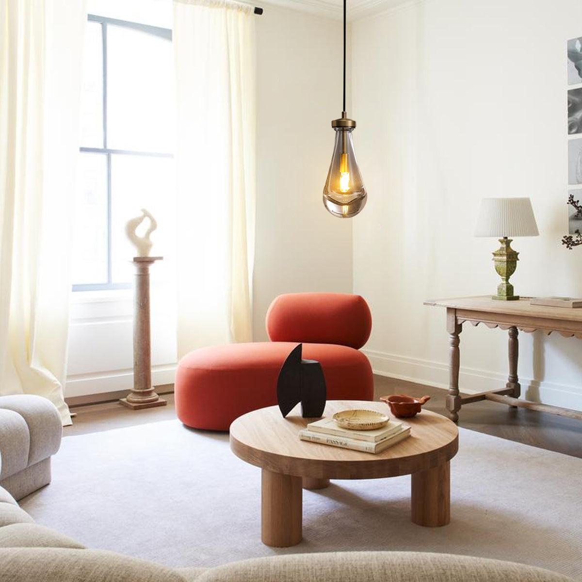 Rain Glass Pendant Cord - King Lamps