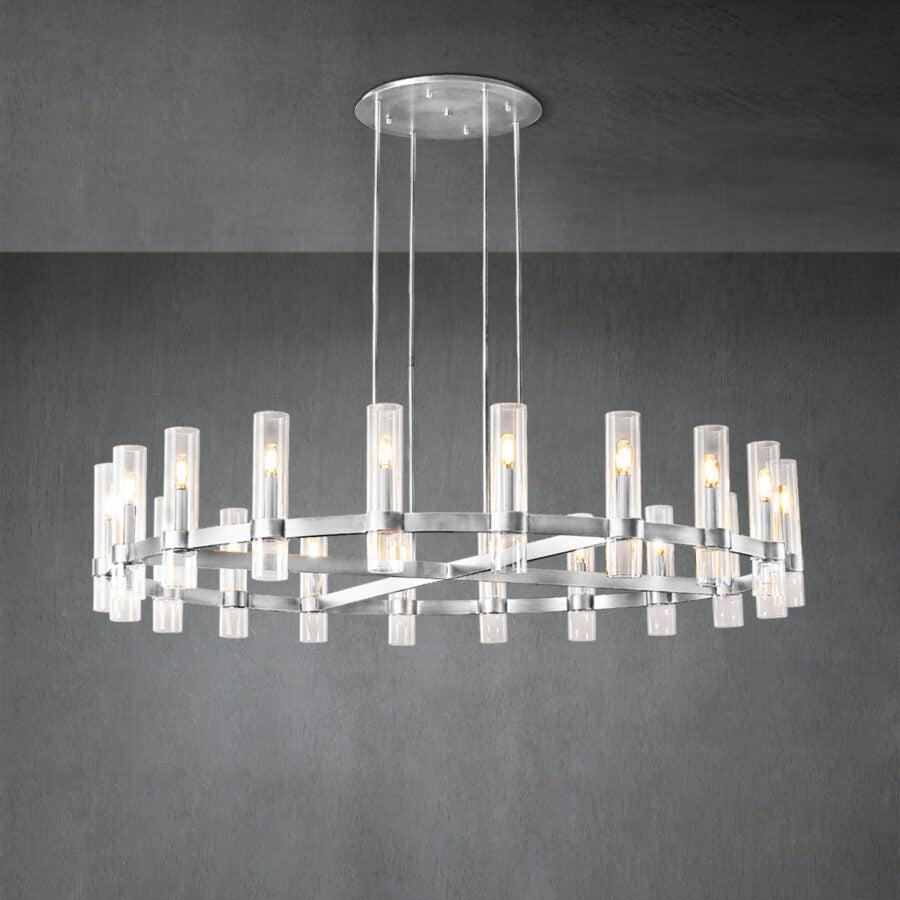 Ravelle Round Chandelier 72" - King Lamps