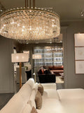 Marigan Multi-Tier Crystal Chain Round Chandelier 60