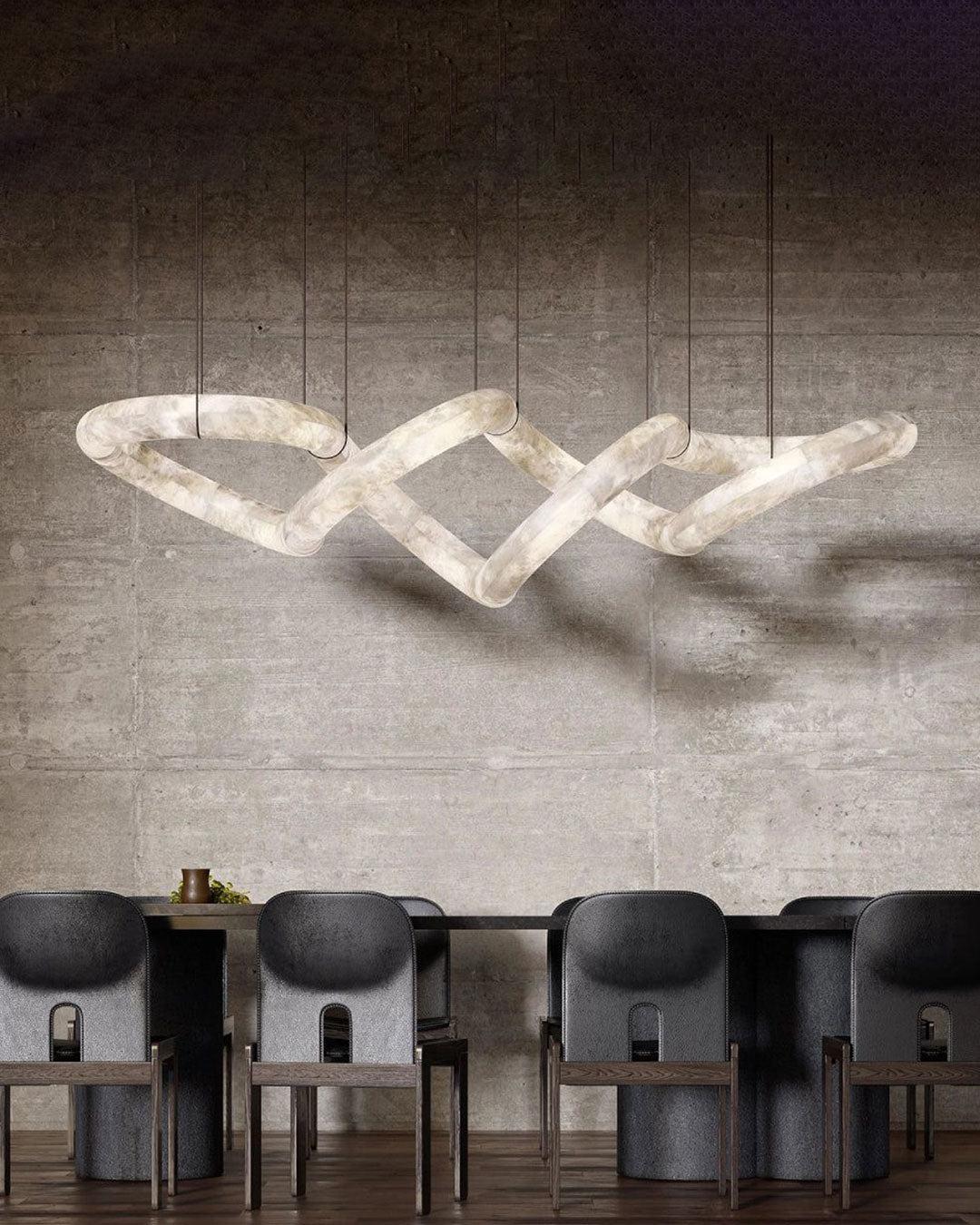 Infinity Massive Alabaster Chandelier - King Lamps