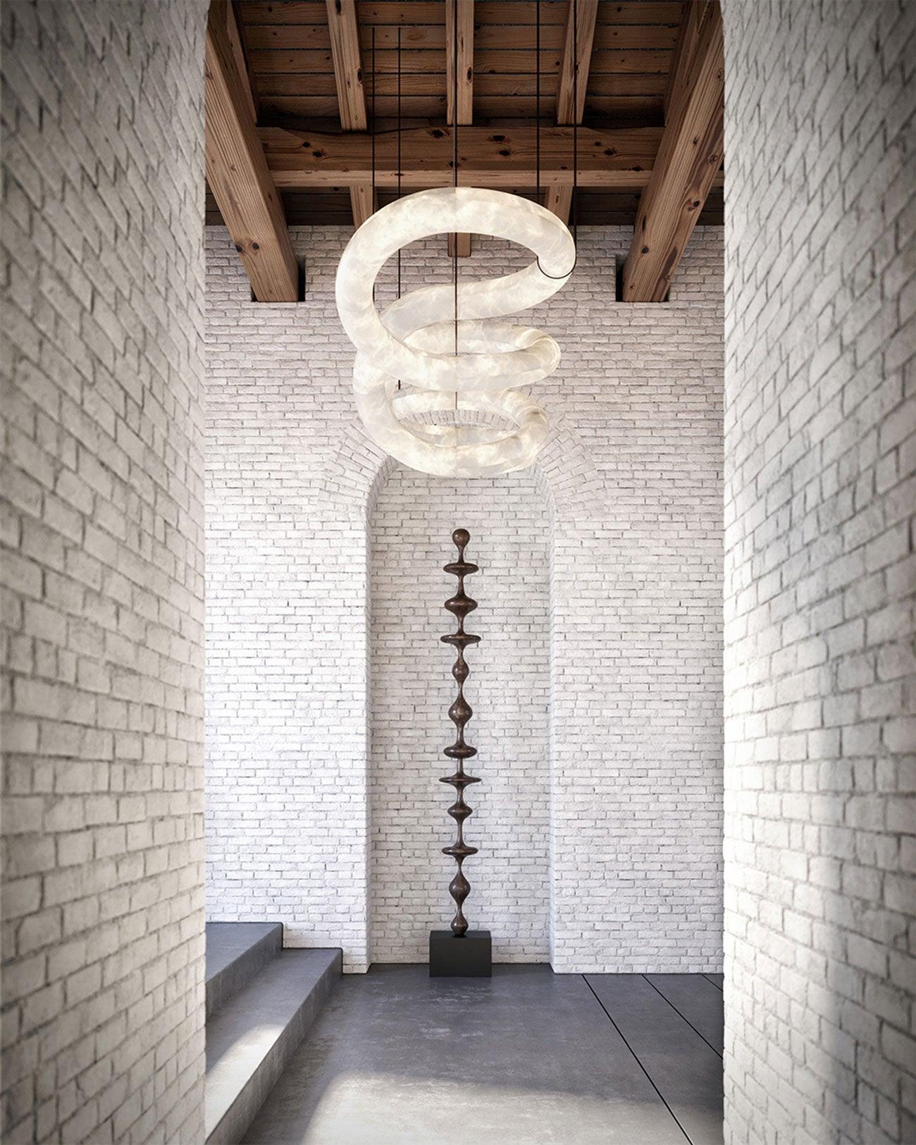 Infinity Massive Alabaster Chandelier - King Lamps