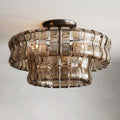 Ghiaccio Flushmount Chandelier - King Lamps
